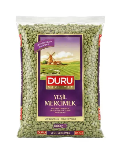 Duru Yeşil Mercimek 1 Kg - Duru