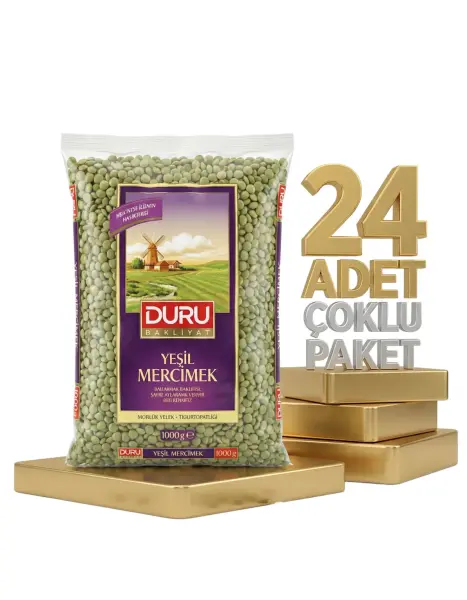 Duru Yeşil Mercimek 24x1 Kg - 2