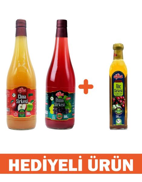 Elma ve Üzüm Sirke 1 Lt Alana Alıç Sirke 500 Ml Hediye - 1