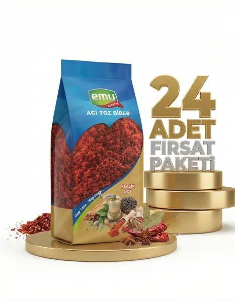 Emu Acı Toz Biber 24x60 Gr - 1