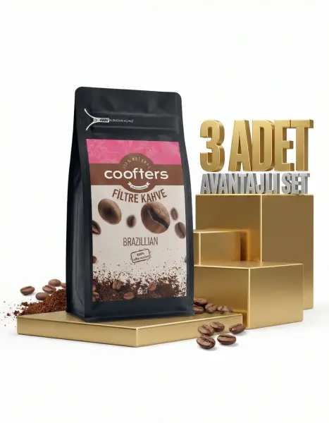 Emu Coofters Brezilian Filtre Kahve 3x150 Gr - 1