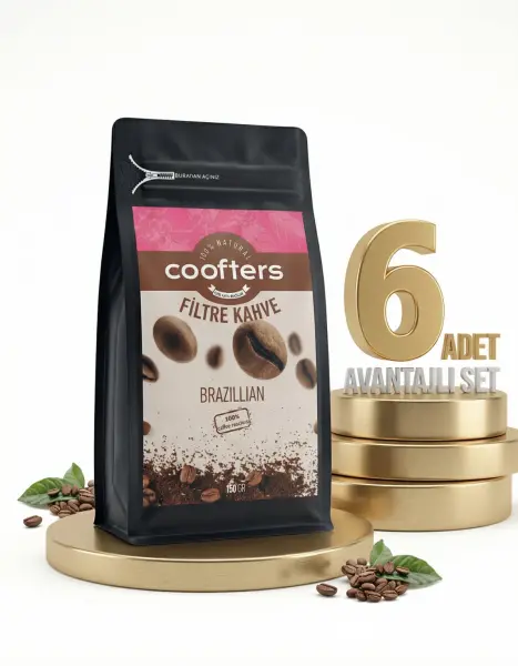 Emu Coofters Brezilian Filtre Kahve 6x150 Gr - 1