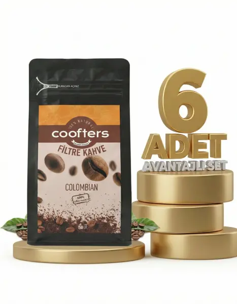 Emu Coofters Colombian Filtre Kahve 6x150 Gr - 1
