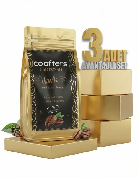 Emu Coofters Dark Espresso Kahve 3x250 Gr - 1