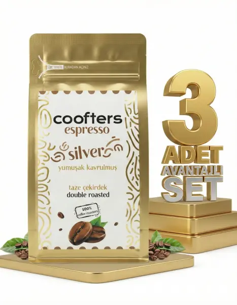 Emu Coofters Silver Espresso Kahve 3x250 Gr - 1