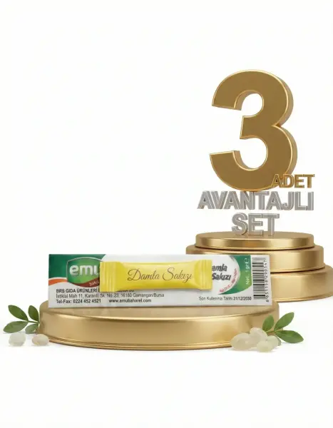 Emu Damla Sakızı x3 - 1
