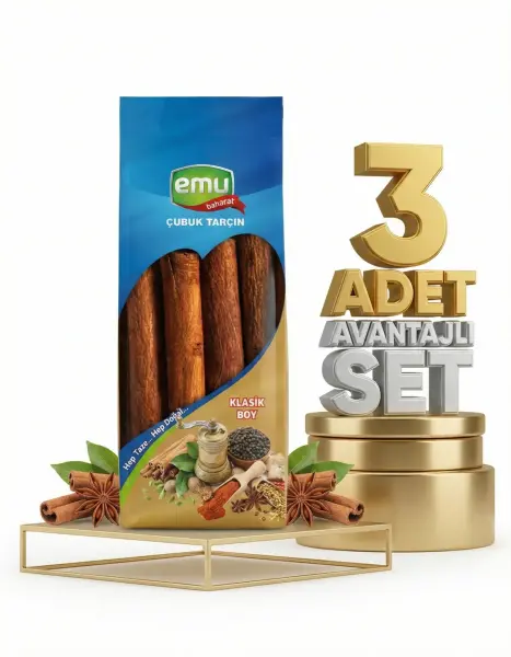 Emu Kabuk Tarçın 3x30 Gr - 1