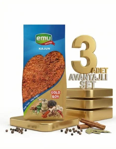 Emu Kajun Patates Baharatı 3x150 Gr - 1