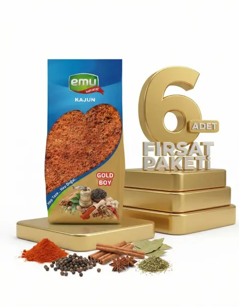 Emu Kajun Patates Baharatı 6x150 Gr - 1