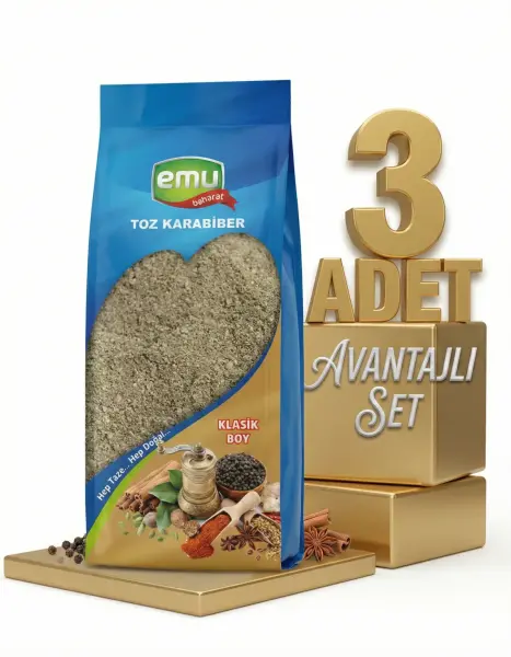 Emu Karabiber Toz 3x40 Gr - 1