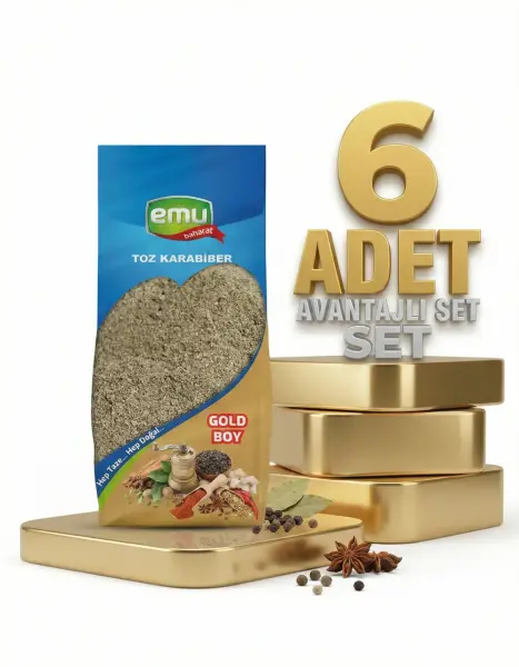 Emu Karabiber Toz 6x180 Gr - 1