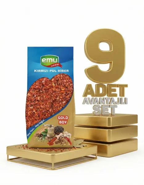 Emu Kırmızı Pul Biber 9x200 Gr - 1