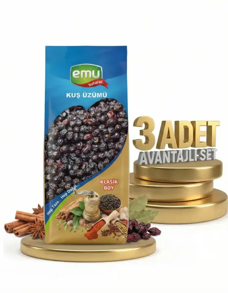 Emu Kuş Üzümü 3x40 Gr - 1