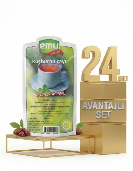 Emu Kuşburnu Çay 24x120 Gr - 1