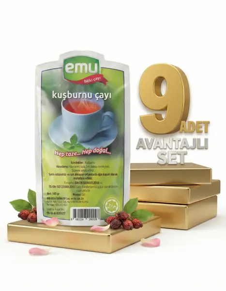 Emu Kuşburnu Çay 9x120 Gr - 1