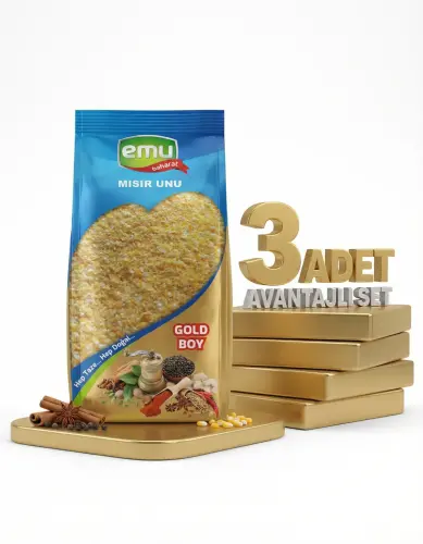 Emu Mısır Unu 3x250 Gr - Emu