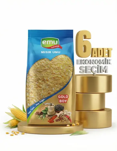 Emu Mısır Unu 6x250 Gr - Emu