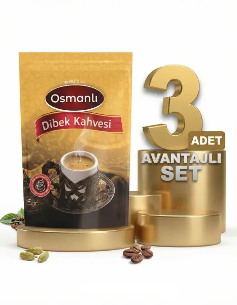 Emu Osmanlı Dibek Kahvesi 3x150 Gr - 1