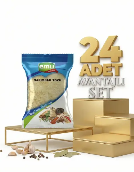 Emu Sarımsak Tozu 24x40 Gr - 1