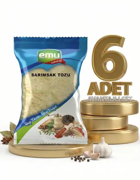 Emu Sarımsak Tozu 6x40 Gr - 1