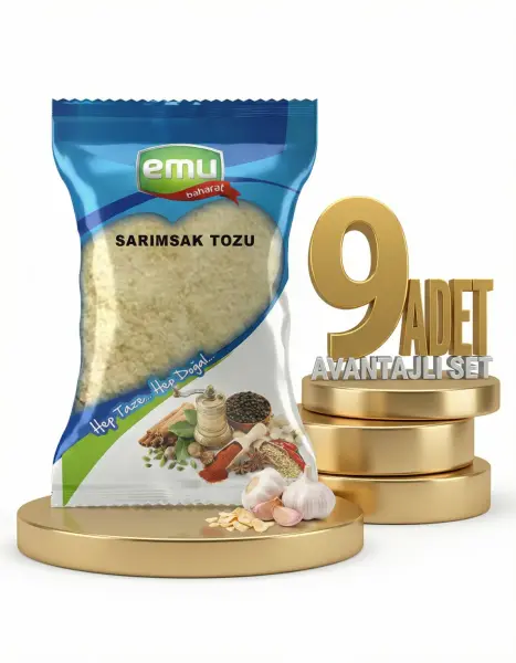 Emu Sarımsak Tozu 9x40 Gr - 1