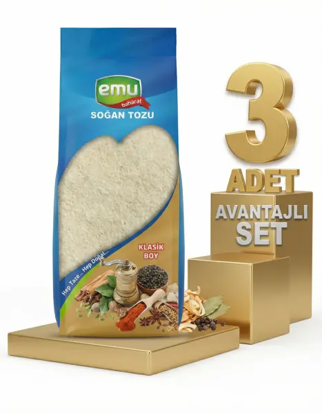 Emu Soğan Tozu 3x40 Gr - 1