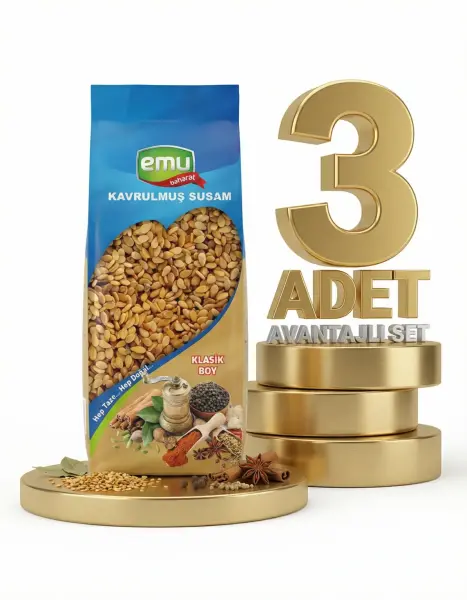 Emu Susam Kavrulmuş 3x60 Gr - 1