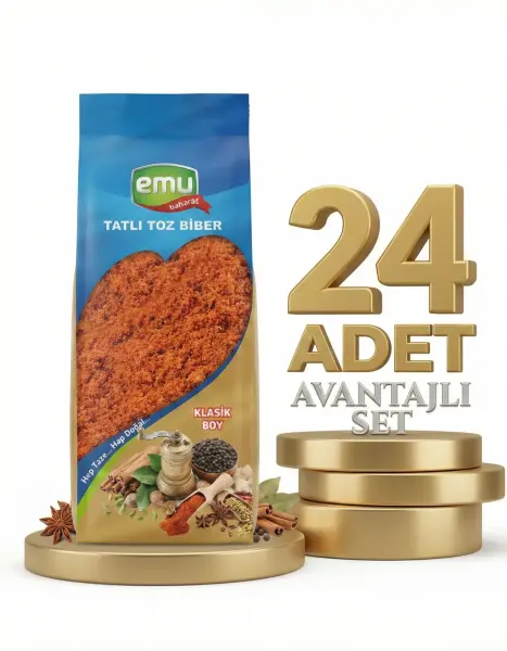 Emu Tatlı Toz Biber 24x60 Gr - 1