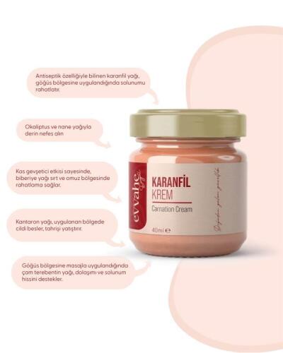 Evvahe Karanfil Ferahlatıcı Koku Krem 40 Ml - 2