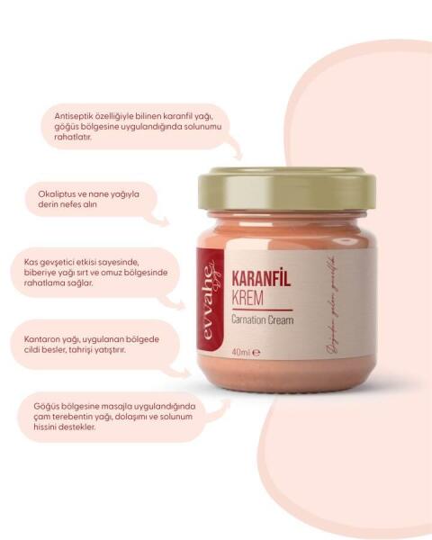Evvahe Karanfil Ferahlatıcı Koku Krem 40 Ml - 2