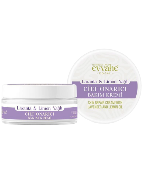 Evvahe Lavanta ve Limon Yağlı Cilt Onarıcı Bakım Kremi 50 Ml - 1