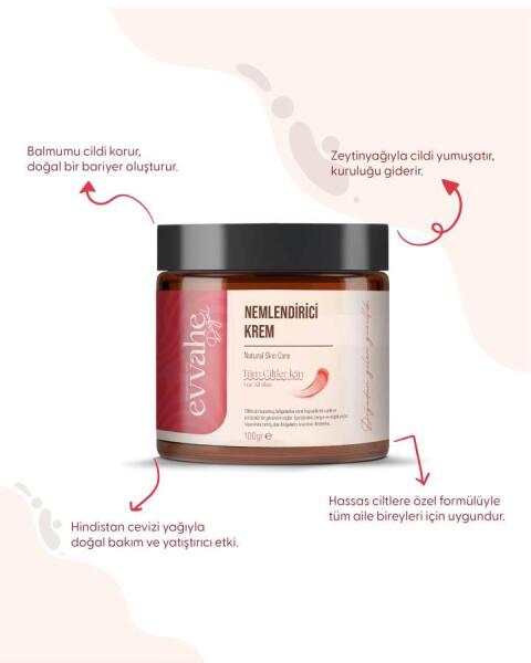 Evvahe Nemlendirici Krem 100 Ml - 2