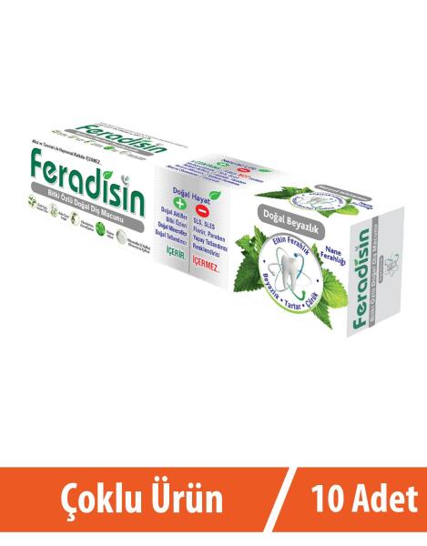 Feradisin Nane Ferahlatıcı Diş Macunu 10x75 Ml - 1