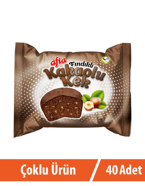 Fındık Kakaolu Kek 40*40 Gr - 1