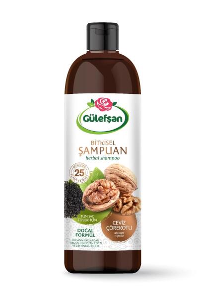 Gülefşan Bitkisel Ceviz Çörekotlu Şampuan 400 Ml - 1