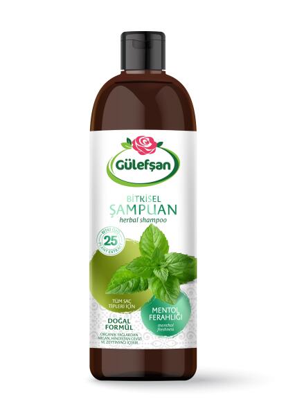Gülefşan Bitkisel Mentol Ferahlığı Şampuan 400 Ml - 1