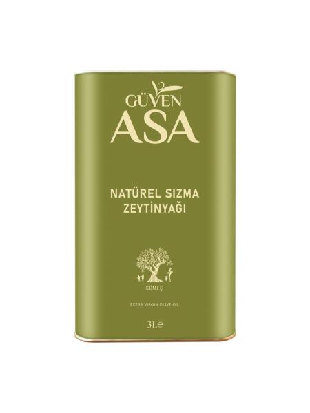 Güven Asa Ayvalık Naturel Sızma Teneke Zeytinyağı 3 Lt - 1