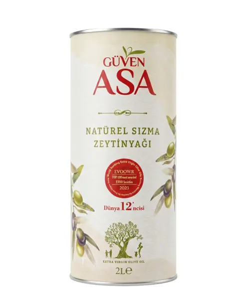 Güven Asa Natürel Sızma Teneke Zeytinyağı 2 Lt - 1