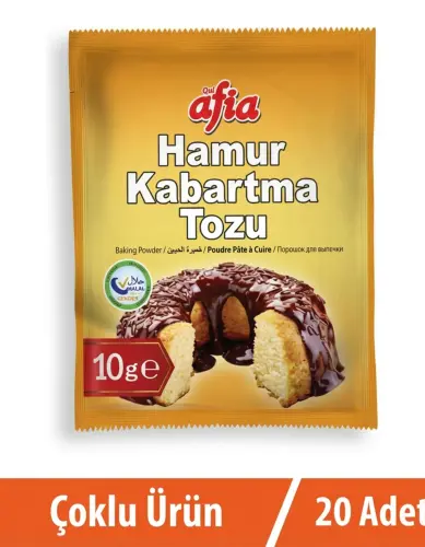 Afia Hamur Kabartma Tozu Poşet 20x10lu - 1