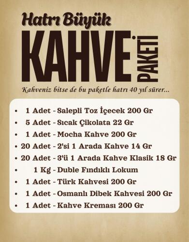 Hatrı Büyük Kahve Paketi - 2
