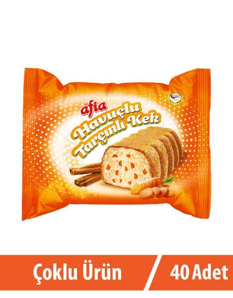 Havuç Tarçınlı Kek 40*40 Gr - 1
