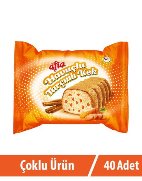 Havuç Tarçınlı Kek 40*40 Gr - 1