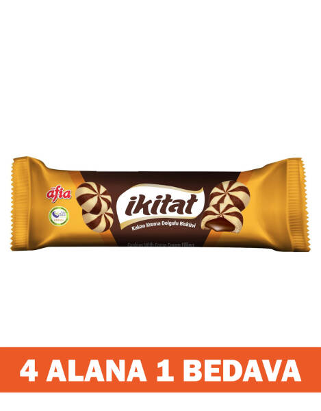 İkitat Kakao Krema Dolgulu Bisküvi 75 Gr 4 Alana 1 Bedava - 1