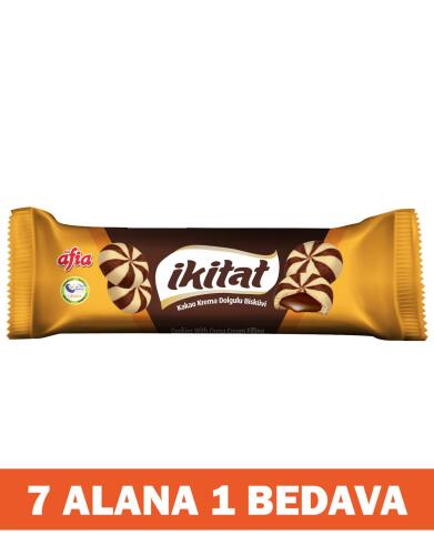 İkitat Kakao Krema Dolgulu Bisküvi 75 Gr 7 Alana 1 Bedava - 1