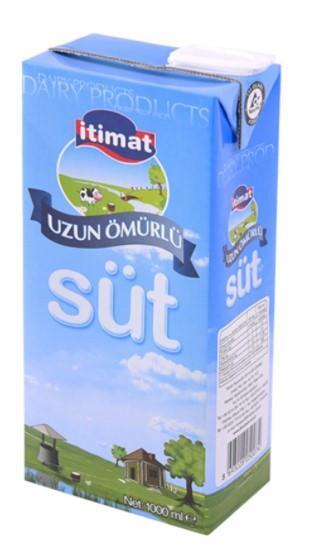 İtimat Tam Yağlı Süt 1 Lt - 1