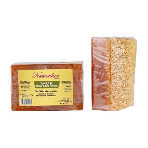 Naturalive Kabak Lifli Doğal Bıttım Sabunu 130 Gr - Naturalive