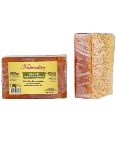 Naturalive Kabak Lifli Doğal Bıttım Sabunu 130 Gr - Naturalive