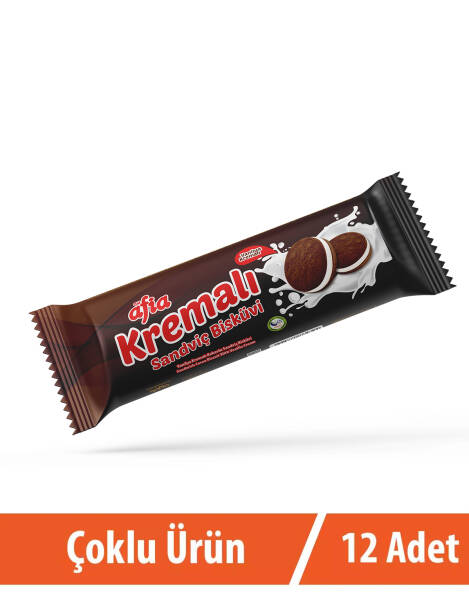 Kakao Kremalı Sandviç Bisküvi 12*60 Gr - 1