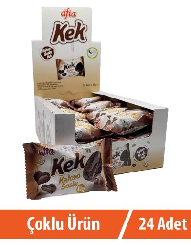 Afia Kakao Soslu Islak Kek 24x35 Gr - 1