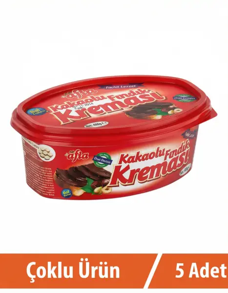 Afia Kakaolu Fındık Kreması 5x400 Gr - 1